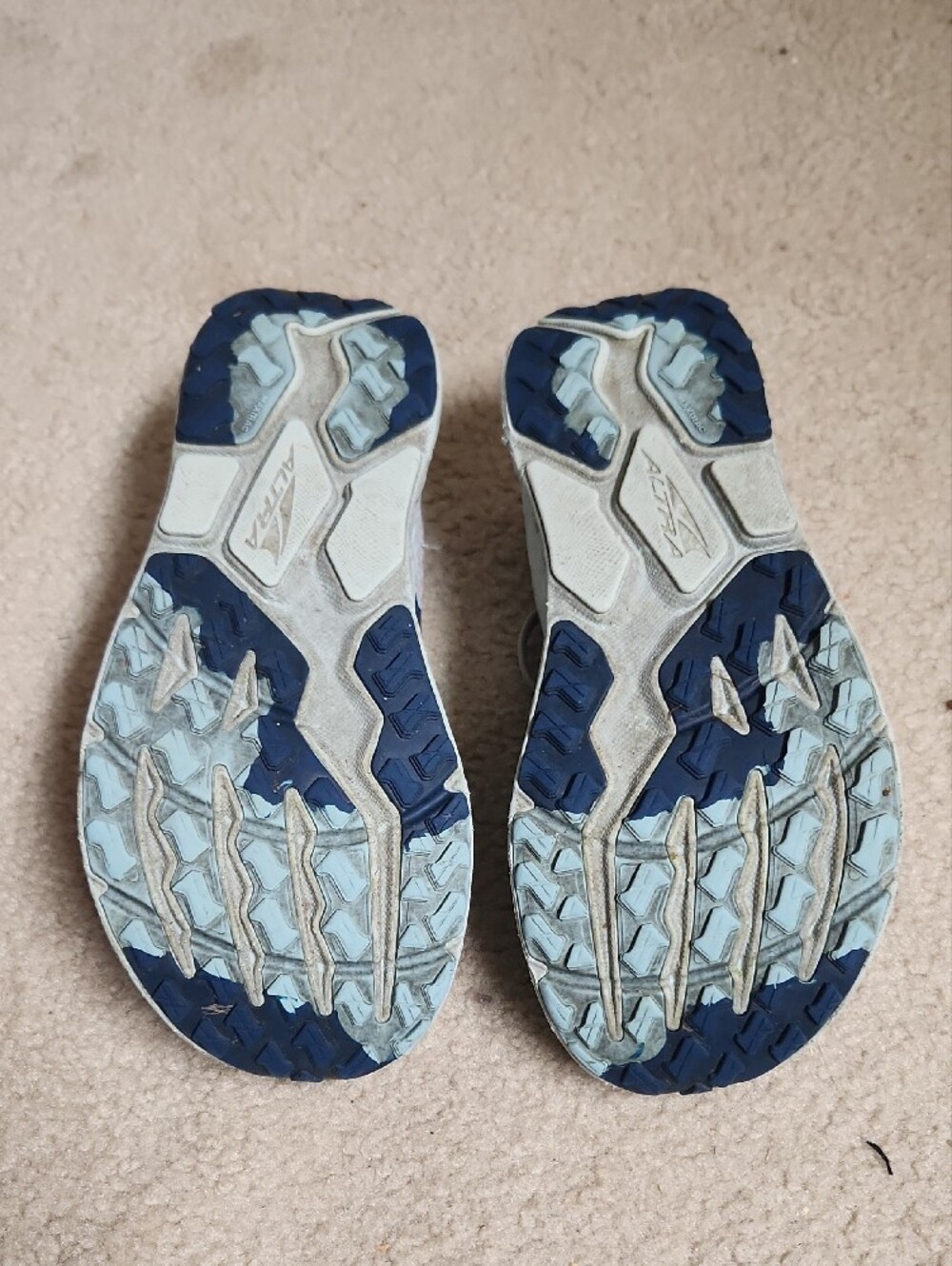 Altra Women's Gray and Navy Trail Running Shoes - Picture 5 of 6